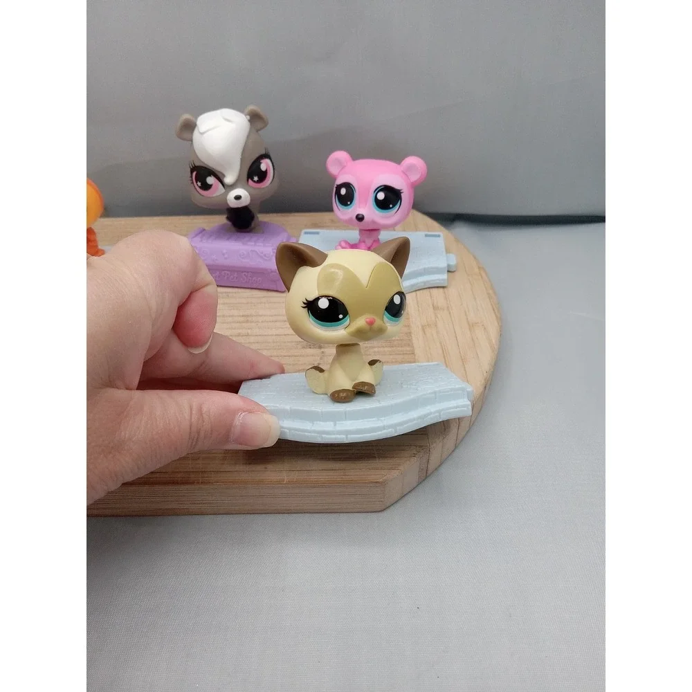 2 SHORTHAIR CAT&3 Others #McDonalds - Authentic Littlest Pet Shop -‎ Hasbro LPS